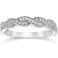 thumbnail image 1 of G/SI1 .30ct Diamond Infinity Ring 14K White Gold, 1 of 1