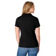 thumbnail image 2 of Hanes Polo de Performance Sport Cool DRI pour Femmes, G, Noir, 2 of 8