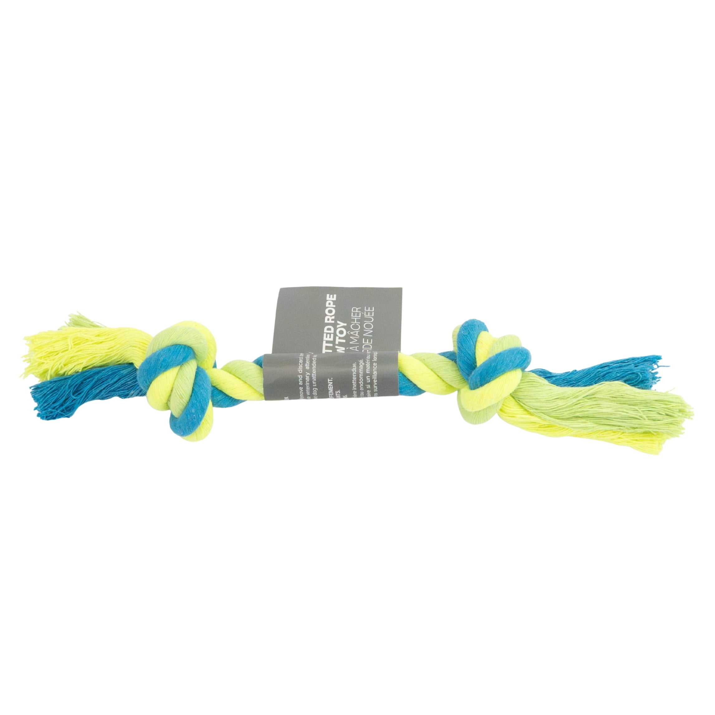 Jouet à mâcher pour chiens One Paw, corde nouée, tir à la corde, vert
