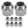 thumbnail image 1 of USHOBE 10Pcs Durable Steel Open End Lug Nuts for Car Wheels and Trailer Tire Applications, 1 of 8