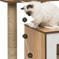 thumbnail image 3 of Catit Vesper V-Base Cat Furniture, Walnut, 3 of 6