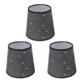 thumbnail image 1 of Lamp Cover,3pcs Fabric Lampshade Modern Lampshade Star Lamp Shade Exquisite Design, 1 of 8