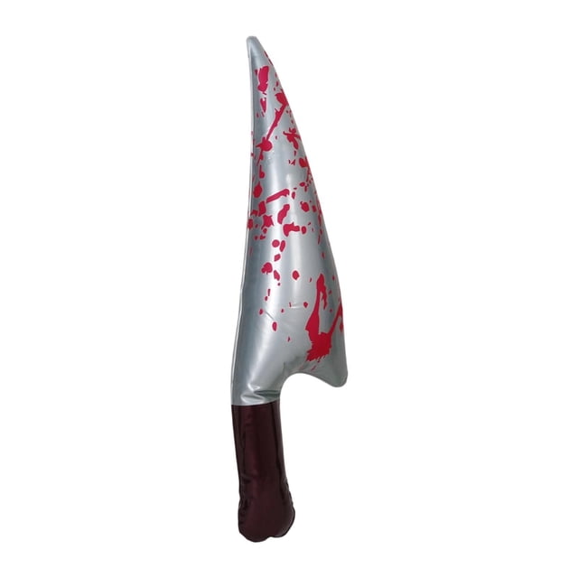KLKCMS Inflatable Halloween Knife Prop Scary Fake for Party Favors Cosplay Supplies Pointed