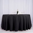 thumbnail image 3 of LNGOOR 108” Wholesale Round Tablecloth Polyester Round Table Linens For Wedding Party Banquet Restaurant -  WHITE, 3 of 10