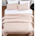 thumbnail image 2 of Better Homes & Gardens Botanical 3-Piece Comforter Set, Blush, DQ, All Ages, 2 of 7