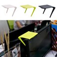 thumbnail image 2 of Miangastore Computer Screen Shelves Black Plastic 1Set 6.4X4.4X0.6In, 2 of 9
