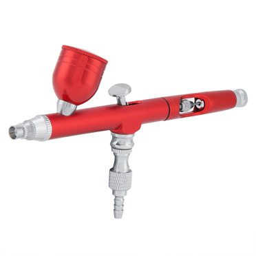 Greensen Pistolet Aérographe à Double Action à Alimentation par Gravité 0,3 mm pour Pulvérisation, Peinture Artistique, Tatouage, Ongles, Trousse d'Outils, Aérographe à Gravité, Aérographe à Double Action