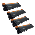thumbnail image 1 of Zoomtoner Compatible PACK of 4-Brother TN660 Laser Toner Cartridge Black High Yield for Brother HL-L2360DW, 1 of 1