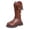 Brown, variant on Gubotare Girls Lace Up Riding Boots Cowgirl Cowboy Western Boots Girls Mid Calf Riding Shoes Little Kid/Big Kid Size 12 (Brown,Little Kids 12)