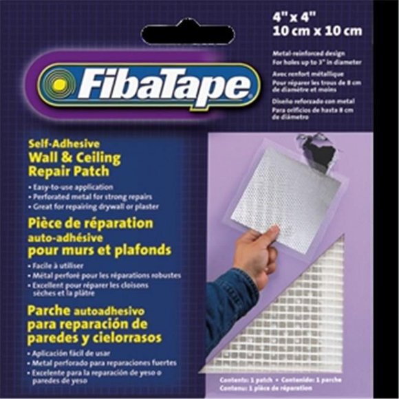 FibaTape FDW6836-U 4 x 4 in. Aluminum Perforated Wall And Ceiling Patches