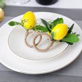 thumbnail image 4 of HBFAGFB Party Decorations Napkin Rings Holders Summer Decor Dinner Weddings Parties Decor A, 4 of 4