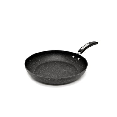 Starfrit The Rock 20cm (8") Non-Stick Fry Pan - Durable Forged Aluminum - Oven Safe - PFOA Free - Easy to Clean - Black