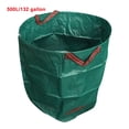 thumbnail image 4 of Becaristey 120L Large Capacity Garden Bag Reusable Leaf Sack Trash Can Foldable Garden Garbage Waste Collection Container Storage Bag 500L/132 gallons, 4 of 6