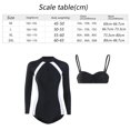 thumbnail image 3 of Maillot de Bain une Pièce à Manches Longues pour Femmes avec Fermeture Éclair, Protection anti-UV 51, 3 of 5