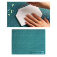 thumbnail image 3 of KLKCMS 60x45CM Art Self PVC Cutting Mat, Double Sided, Gridded Rotary Cutting Board for green, 3 of 9