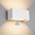 thumbnail image 1 of 24W outdoor lamp with motion detector - white, 1 of 5