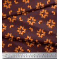 thumbnail image 3 of Soimoi Silk Fabric Fox Kids Fabric Prints by Yard 42 Inch Wide, 3 of 3