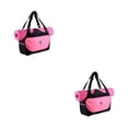 thumbnail image 4 of Transemion Large Capacity Yoga Sport Bag Made With Oxford Cloth For Sturdy And Durable Fashionable Appearance pink 2Set, 4 of 6
