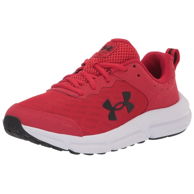 Under Armour Soulier de Course Assert 10 pour Garçon d'Âge Scolaire, (600) Rouge/noir/noir, 6.5 Grand Enfant