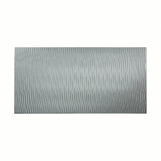 Fasade Dunes Argent Silver Wall Panel 4' x 8'