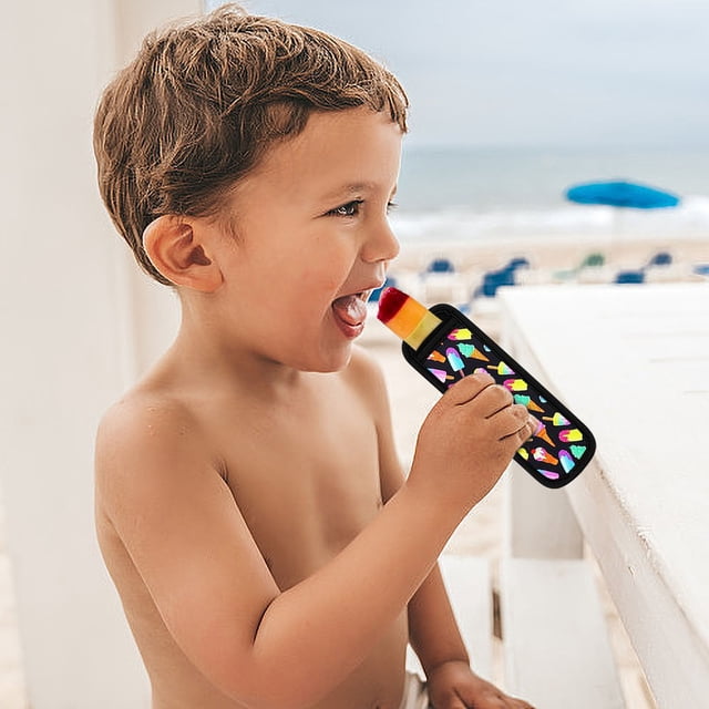 TopLLC Tissu de Plongée Imprimé Popsicle Cover. Popsicle Cover Ne Cause Pas d'Engelures et Reste Froid en Liquidation