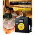 thumbnail image 2 of Mistaha 10000W High Power Voltage Regulator with Stepless Adjustment for Speed, Temperature, Voltage & Light Control - Mini Size, Portable, and Durable - Suitable for Electric Stove, Water Heater,, 2 of 6