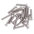 thumbnail image 1 of Kit de Vis à Tête Boutonnée, Prévention Chimique A2-70 Boutons en Acier Inoxydable Douille Roulement Plus Large Look Parfait pour la Construction, 1 of 8