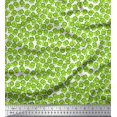 thumbnail image 1 of Soimoi Poly Georgette Fabric Witch Face Halloween Decor Fabric Printed Yard 52 Inch Wide, 1 of 3