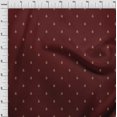 thumbnail image 4 of oneOone Silk Tabby Maroon Fabric Block Sewing Material Print Fabric By The Yard 42 Inch Wide, 4 of 4