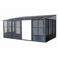 thumbnail image 4 of Gazebo Penguin Florence Solarium Mural 10 Pi x 16 Pi Toit En Polycarbonate Noir, 4 of 12