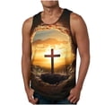 thumbnail image 1 of Boovnll Débardeurs Homme, Débardeur Sport Sans Manches à Col Rond pour Homme, Mode Décontractée Hawaïenne à Imprimé, Chandail Sans Manches, Débardeur pour Homme, Chemises Sans Manches pour Homme, Débardeurs, 1 of 4