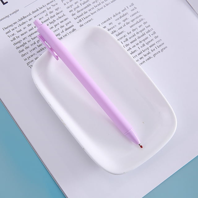 LSLJS Candy Color Press Rollerball Pen Business Macaron Writing Pen Literary Style Student Stationery Pen, Home Accessories
