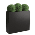 thumbnail image 1 of Jardinière Surélevée en Acier de 34 Pouces avec Tablette, Bac à Plantes en Métal Robuste avec Drainage Réglable, Grand Pot de Fleurs d'Extérieur pour Patio Balcon Intérieur, Noir, 1 of 7