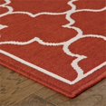 thumbnail image 3 of Oriental Weavers Meridian 6'7" x 9'6" Machine Woven Rug in Red, 3 of 3