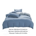 thumbnail image 3 of Meitianfacai All-Season Bedding Set - 4-Piece Washable Solid Color Bed Sheet Duvet Cover And Pillowcases, 3 of 9