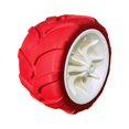 thumbnail image 1 of jinwen Roue de Remplacement Chariot Portable Roue en PU pour Jardin Extérieur Pliable Camping Blanc Rouge, 1 of 9