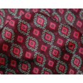 thumbnail image 4 of oneOone Silk Tabby Fabric Diamond & Swirl Ikat Print Fabric By Yard 42 Inch Wide, 4 of 4