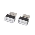 thumbnail image 1 of Unique Bargains 2 Pcs Lampe d'Ambiance Flexible USB LED pour Voiture, 1 of 4