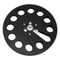 thumbnail image 4 of DEWIN 1/4 7 Inch Empty Tape Reel Aluminum Alloy 11 Hole Universal Opening Machine Part Recording Takeup Reel Black, 4 of 14