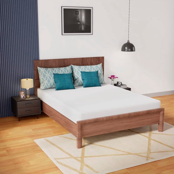 FDW Twin 8 Inch Medium-Firm Memory Foam Mattress, CertiPUR-US Certified, Pressure Relief, Cooling, White