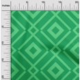 thumbnail image 2 of oneOone Georgette Viscose Green Fabric Geometric Craft Projects Decor Fabric Printed By The Yard 42 Inch Wide, 2 of 4