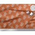 thumbnail image 2 of Soimoi Georgette Viscose Fabric Turtle Block Decor Fabric Printed Yard 42 Inch Wide, 2 of 3