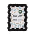 thumbnail image 1 of DesignOvation Rosita 4" x 6" Black Wavy Decorative Tabletop Picture Frame, 1 of 9