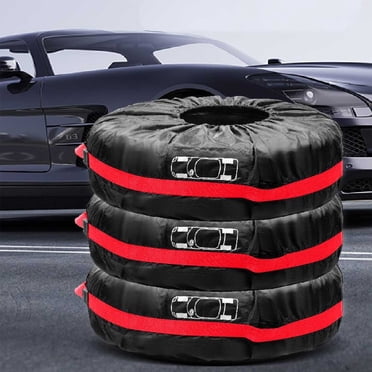 Boovnll Housse de Pneu Automobile Housse de Pneu de Secours Sac de Rangement pour Pneus d'Hiver Housse de Roue Housse de Protection