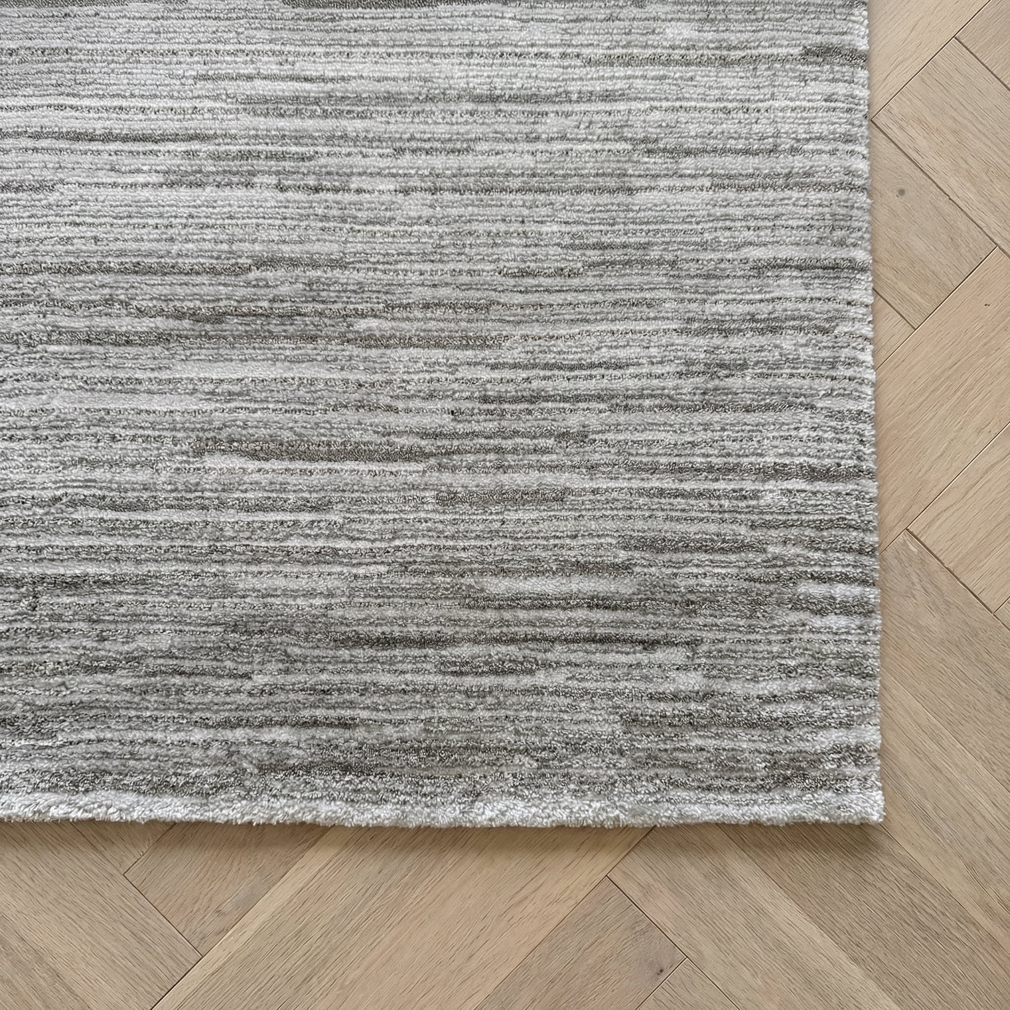 Tapis d'interieur abstrait Rug Branch Casa, gris, moderne - Salon, chambre, salle a manger et cuisine