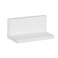 thumbnail image 2 of Tablette murale blanche en forme de L, 2 of 5