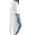 thumbnail image 2 of Celmia Cardigan Mince pour Femmes à Manches Chauve-Souris, Cache-Maillot des Fêtes, 2 of 7