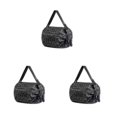 thumbnail image 2 of Wweixi Polyester Foldable Storage Bags For Travel Pack Smart Travel Light Waterproof Space-saving Beach Bag black pantherpattern 3Set, 2 of 6