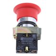 thumbnail image 4 of Yinanstore XB2 BS542 Tête de Champignon Tourner pour Libérer NC Réinitialiser Bouton d'Arrêt d'Urgence Interrupteur Rouge pour Mhine Industrielle, 4 of 7
