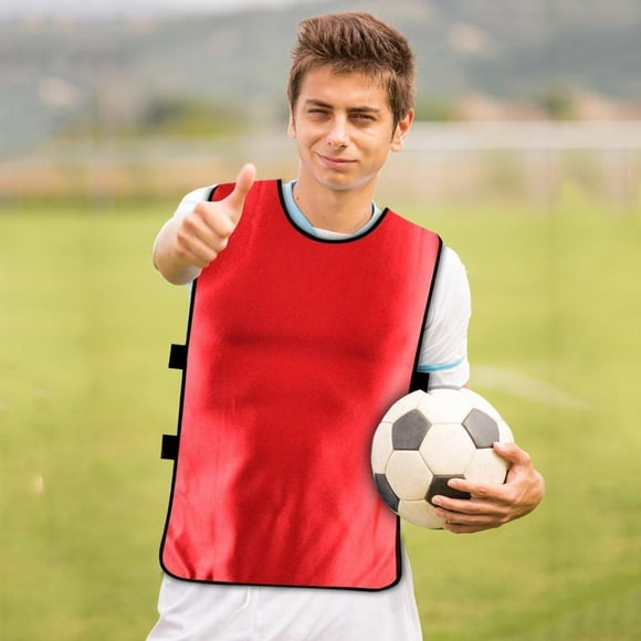 Scrimmage Team Practice Vests Pinnies Jerseys Team Bibs for Child Adult
